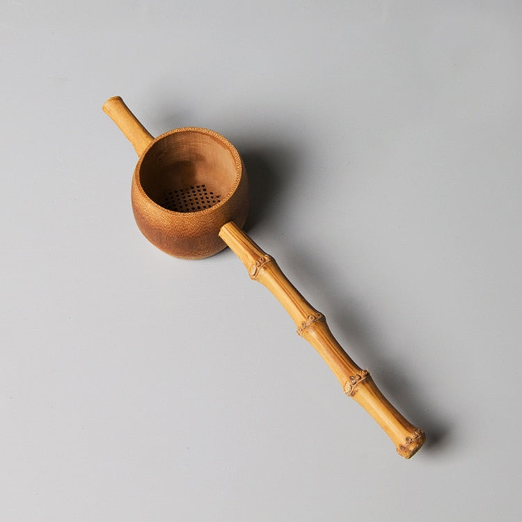 Traditional Asian Bamboo Tea Strainer – Eco-Friendly Loose Leaf Tea Filter