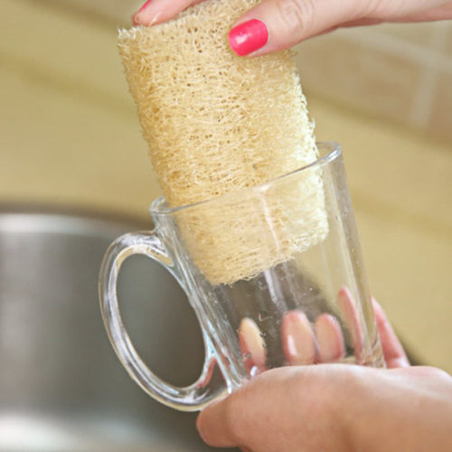 Natural Loofah Sponge  – Eco-Friendly Multi-Purpose Cleaning & Body Scrub Sponges