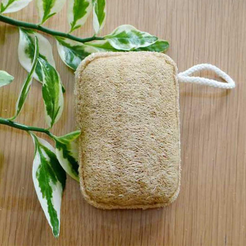 Natural Loofah Sponge Set (3 Pack) – Eco-Friendly Multi-Purpose Cleaning & Body Scrub Sponges