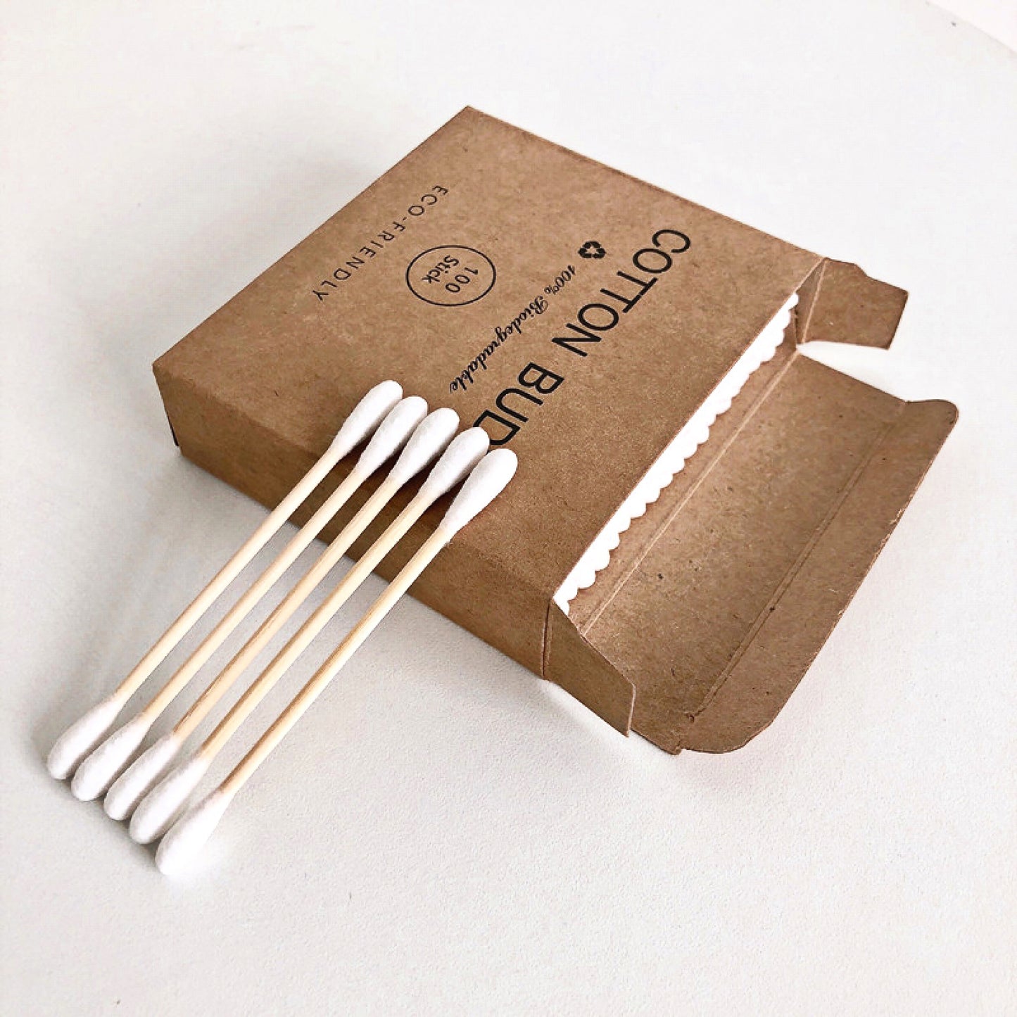 Bamboo Ear Buds – Eco-Friendly, Biodegradable &amp; Plastic-Free Cotton Swabs