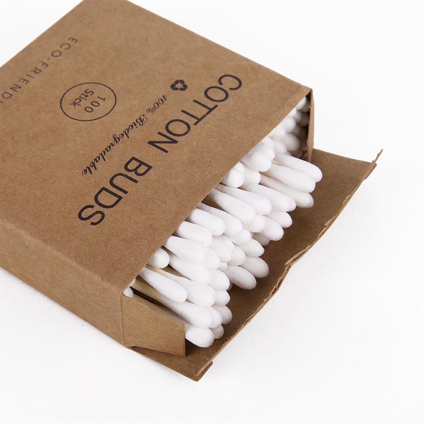Bamboo Ear Buds – Eco-Friendly, Biodegradable &amp; Plastic-Free Cotton Swabs