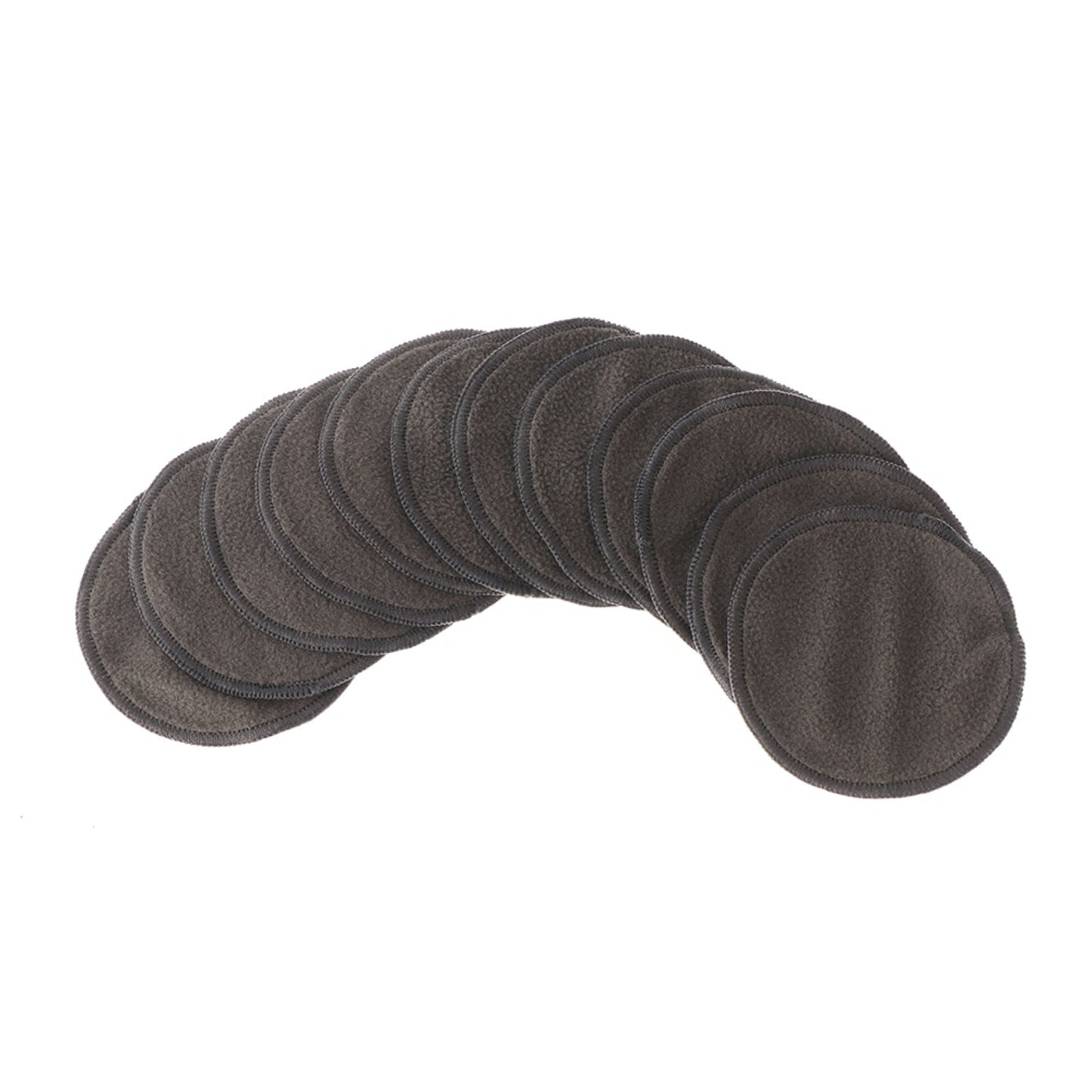 Reusable Makeup Removal Pads – 12-Piece Dark Grey Set | Eco-Friendly &amp; Washable