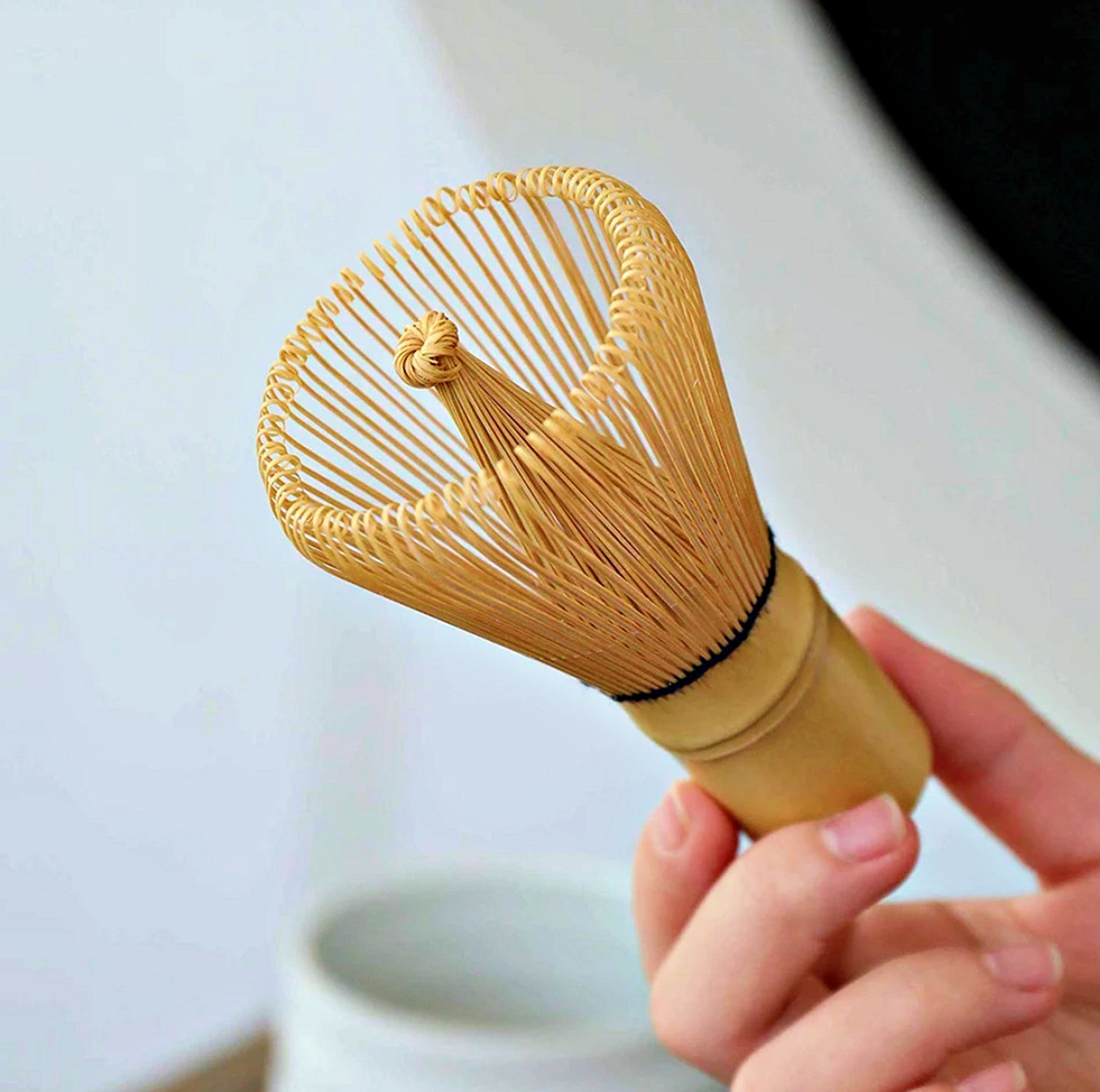 Traditional Bamboo Matcha Whisk — Handcrafted Chasen for Smooth, Frothy Matcha
