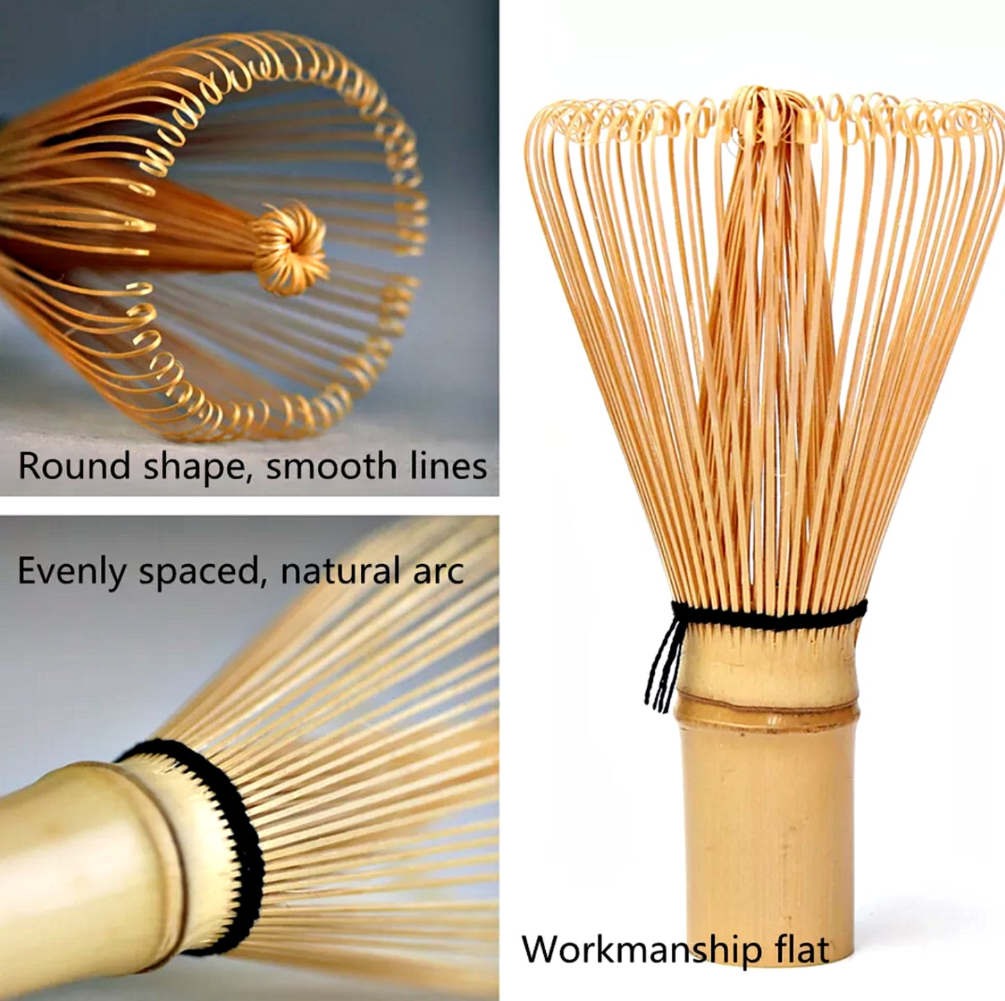 Traditional Bamboo Matcha Whisk — Handcrafted Chasen for Smooth, Frothy Matcha