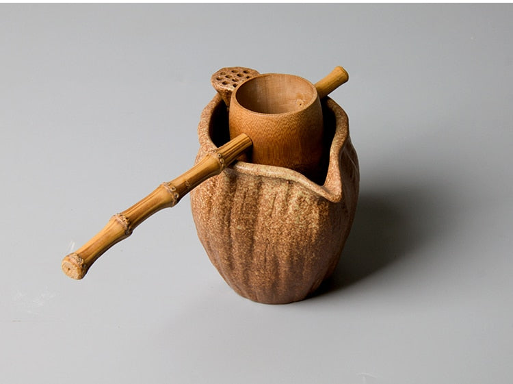 Traditional Asian Bamboo Tea Strainer – Eco-Friendly Loose Leaf Tea Filter