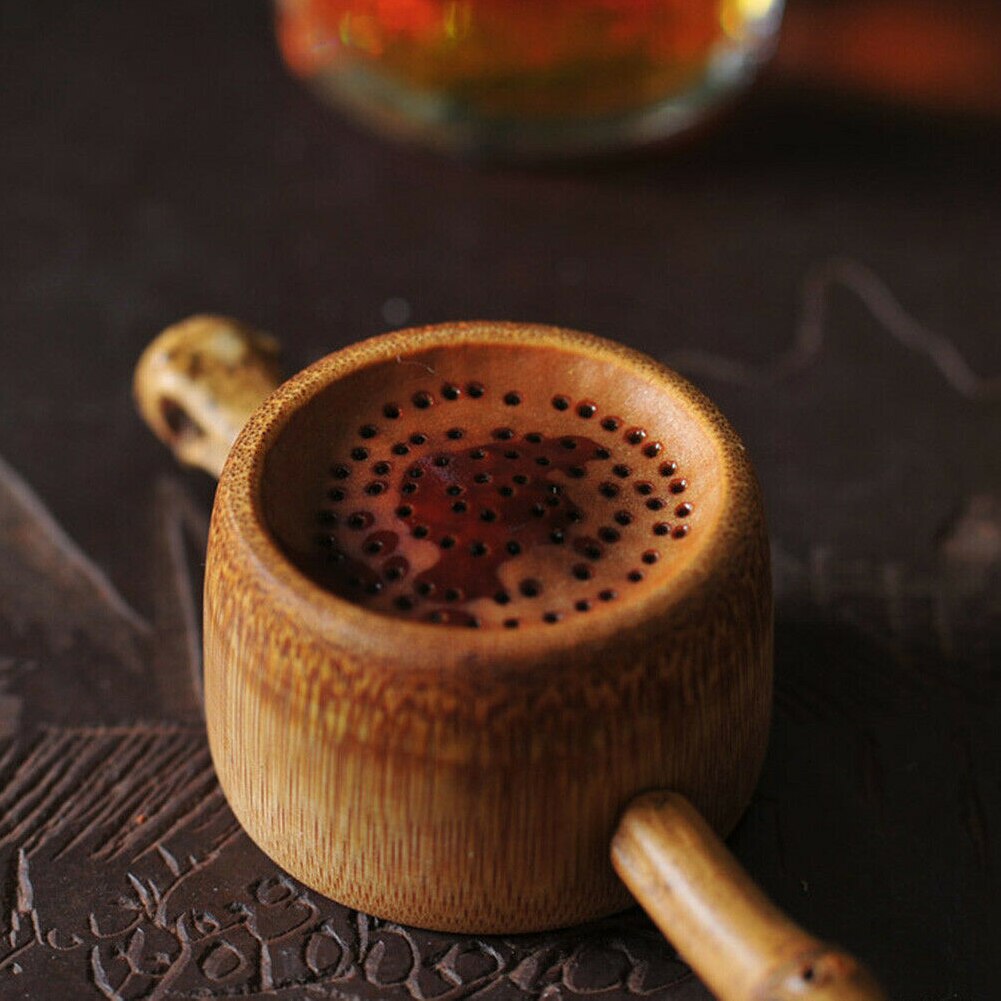 Traditional Asian Bamboo Tea Strainer – Eco-Friendly Loose Leaf Tea Filter