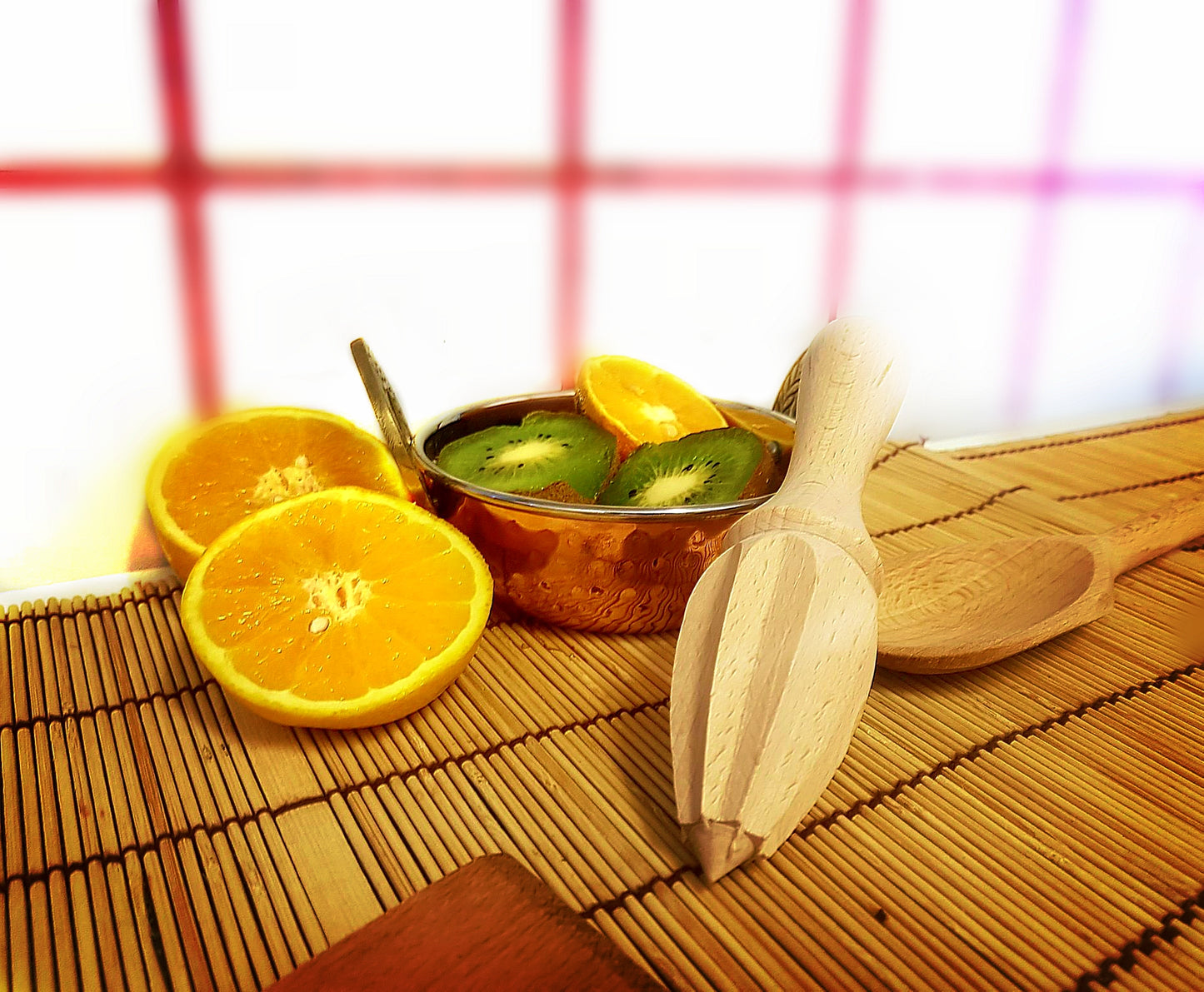 Wooden Citrus Juicer – Natural Beech Wood Lemon & Orange Squeezer | Eco-Friendly Manual Juicer